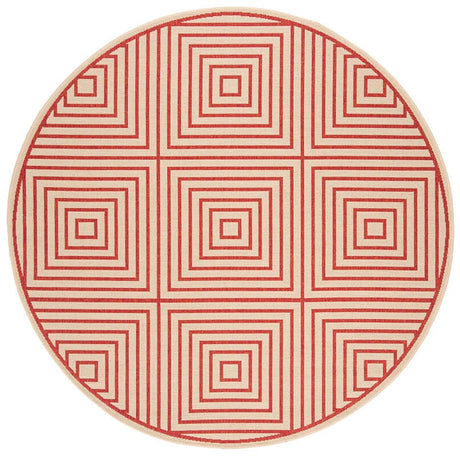 Safavieh Linden Lnd123Q Red / Creme Rugs - Safavieh - lnd123q - 6r