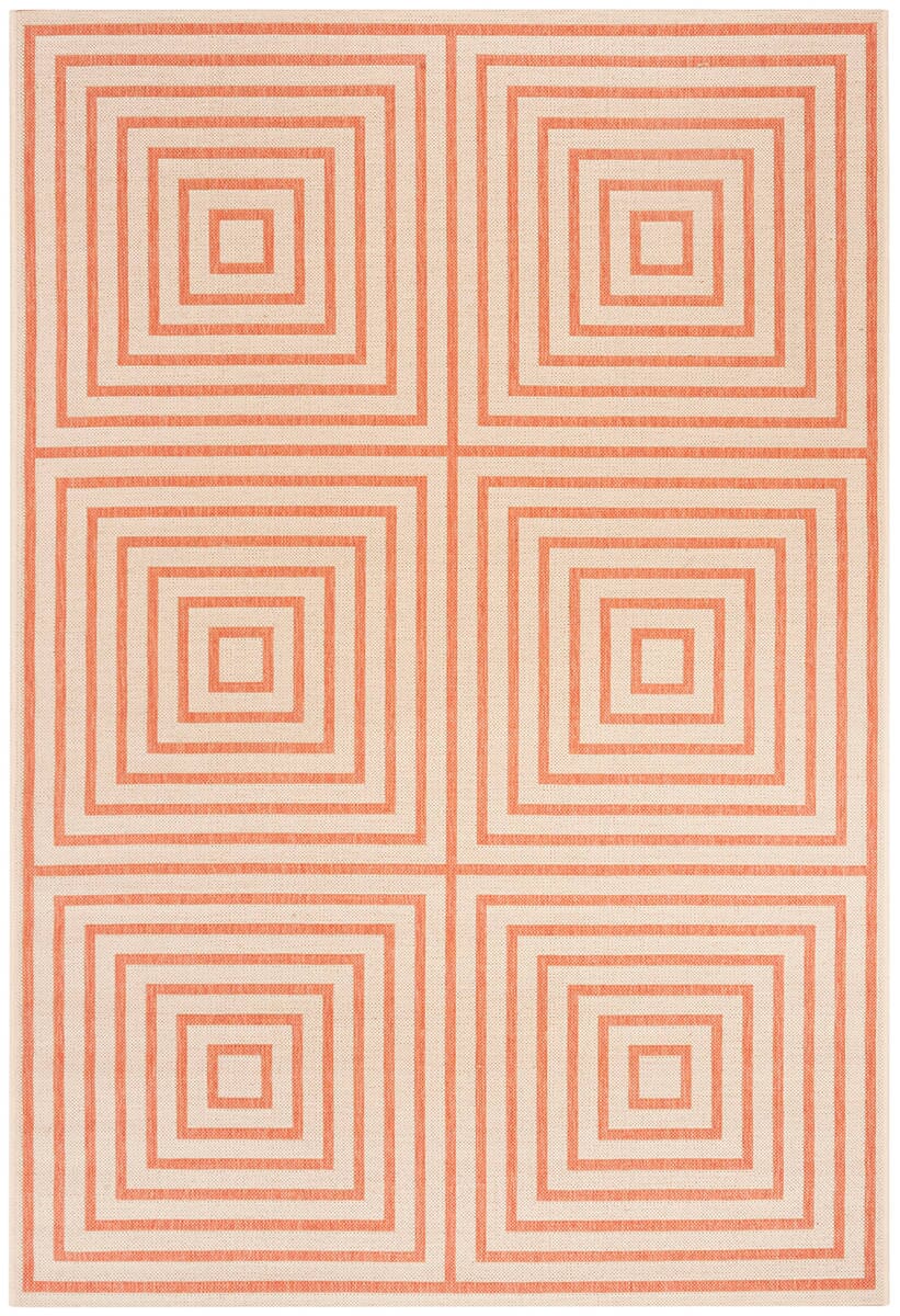 Safavieh Linden Lnd123R Cream / Rust Rugs - Safavieh - lnd123r - 4