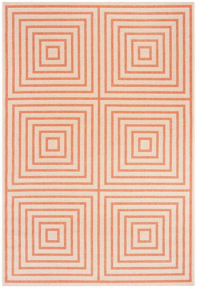 Safavieh Linden Lnd123R Cream / Rust Rugs - Safavieh - lnd123r - 4