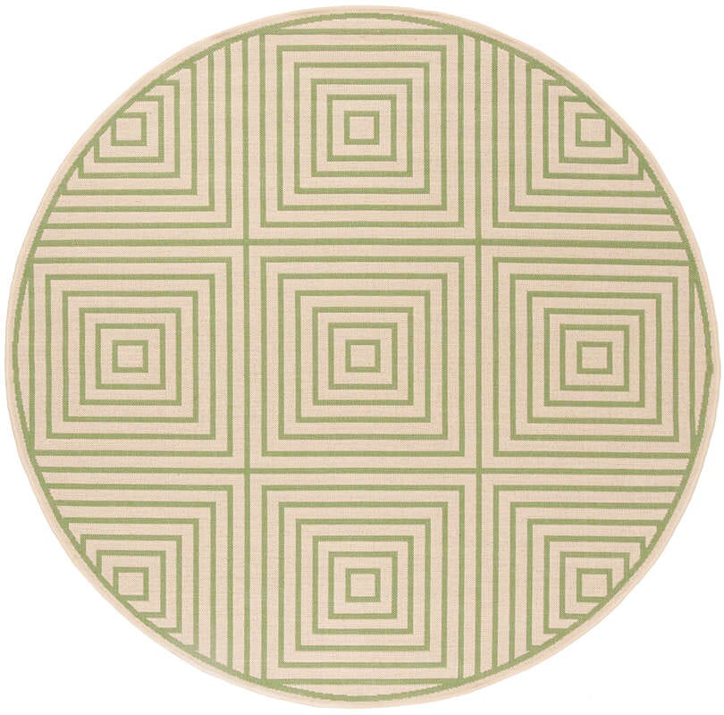 Safavieh Linden Lnd123V Cream / Olive Rugs - Safavieh - lnd123v - 6r