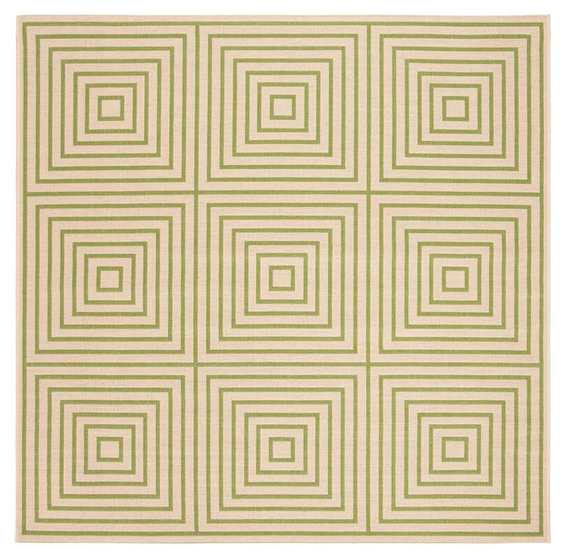 Safavieh Linden Lnd123V Cream / Olive Rugs - Safavieh - lnd123v - 6sq