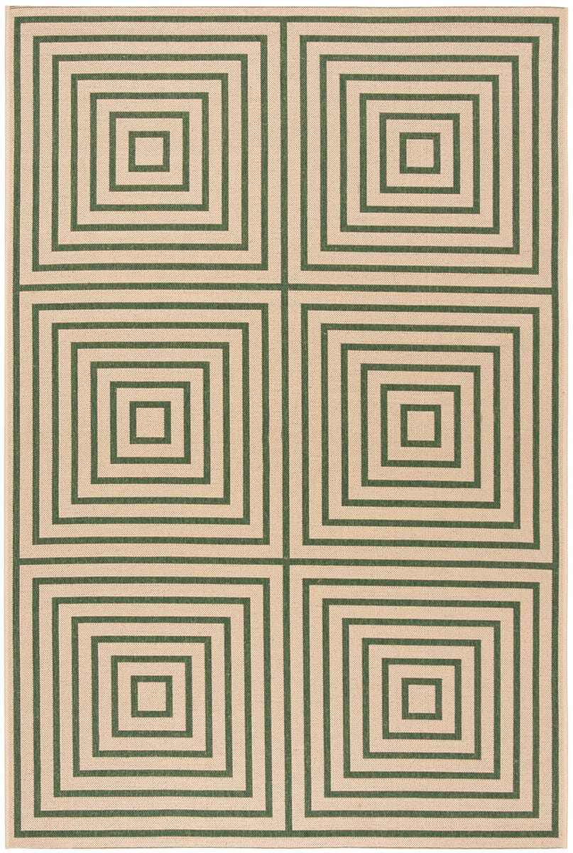 Safavieh Linden Lnd123W Cream / Green Rugs - Safavieh - lnd123w - 4