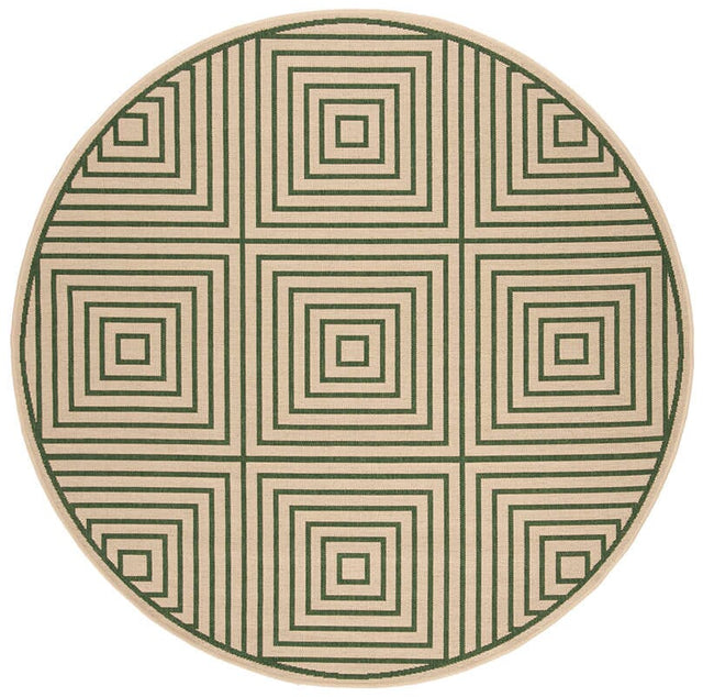 Safavieh Linden Lnd123W Cream / Green Rugs - Safavieh - lnd123w - 6r