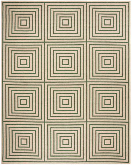 Safavieh Linden Lnd123W Cream / Green Rugs - Safavieh - lnd123w - 6r