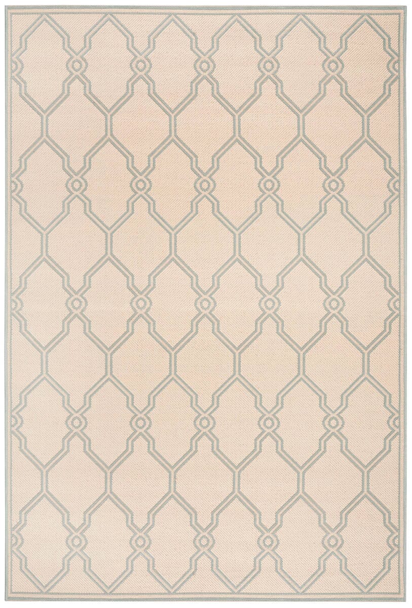 Safavieh Linden Lnd124L Cream / Aqua Rugs - Safavieh - lnd124l - 4