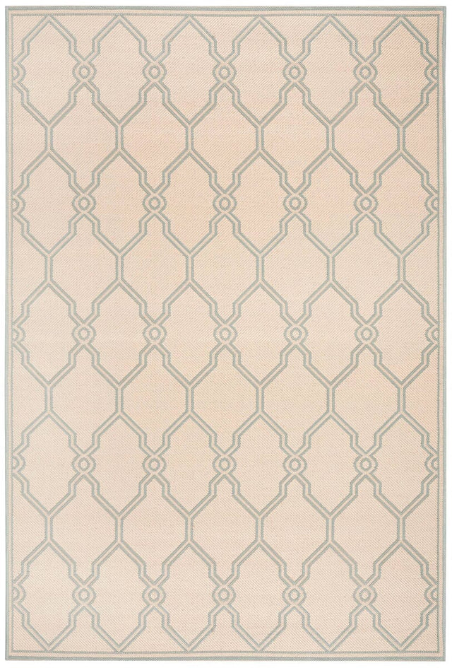 Safavieh Linden Lnd124L Cream / Aqua Rugs - Safavieh - lnd124l - 4