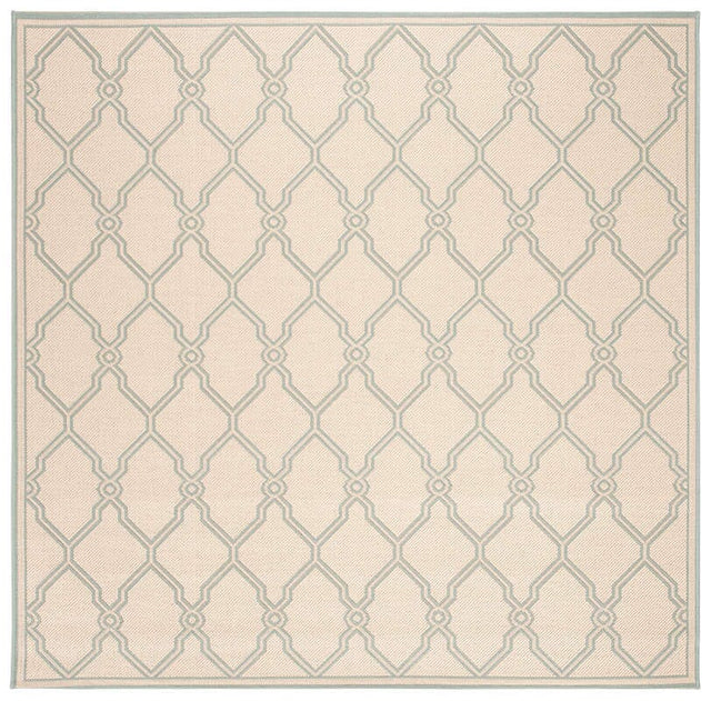 Safavieh Linden Lnd124L Cream / Aqua Rugs - Safavieh - lnd124l - 6sq