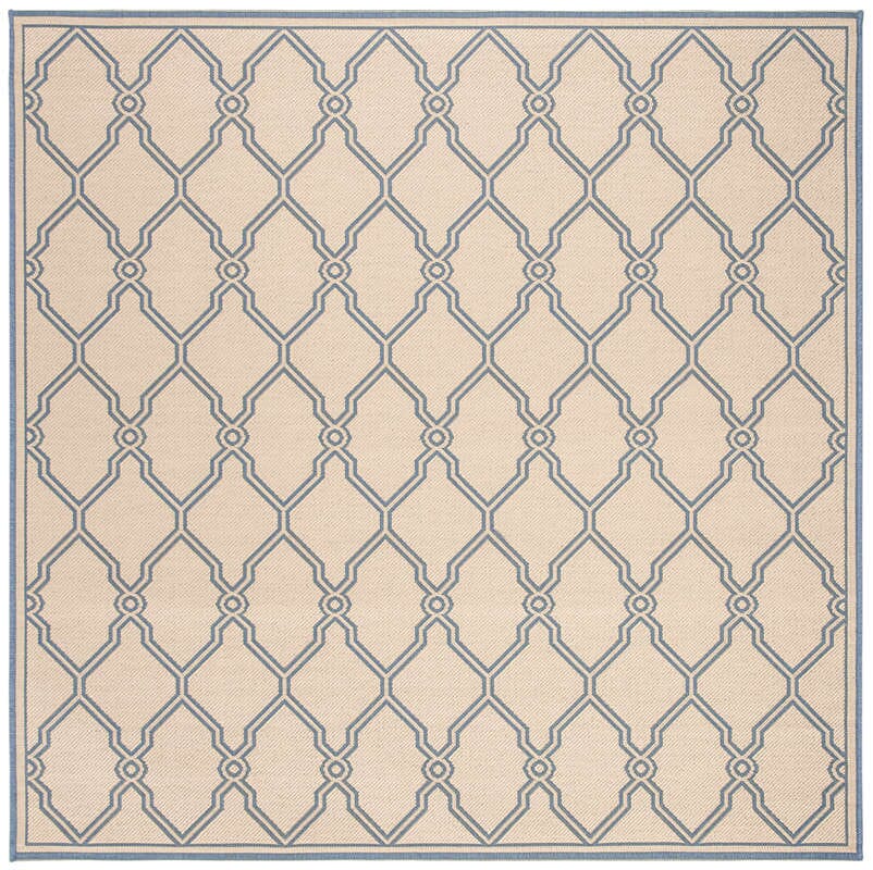Safavieh Linden Lnd124N Cream / Blue Rugs - Safavieh - lnd124n - 6sq