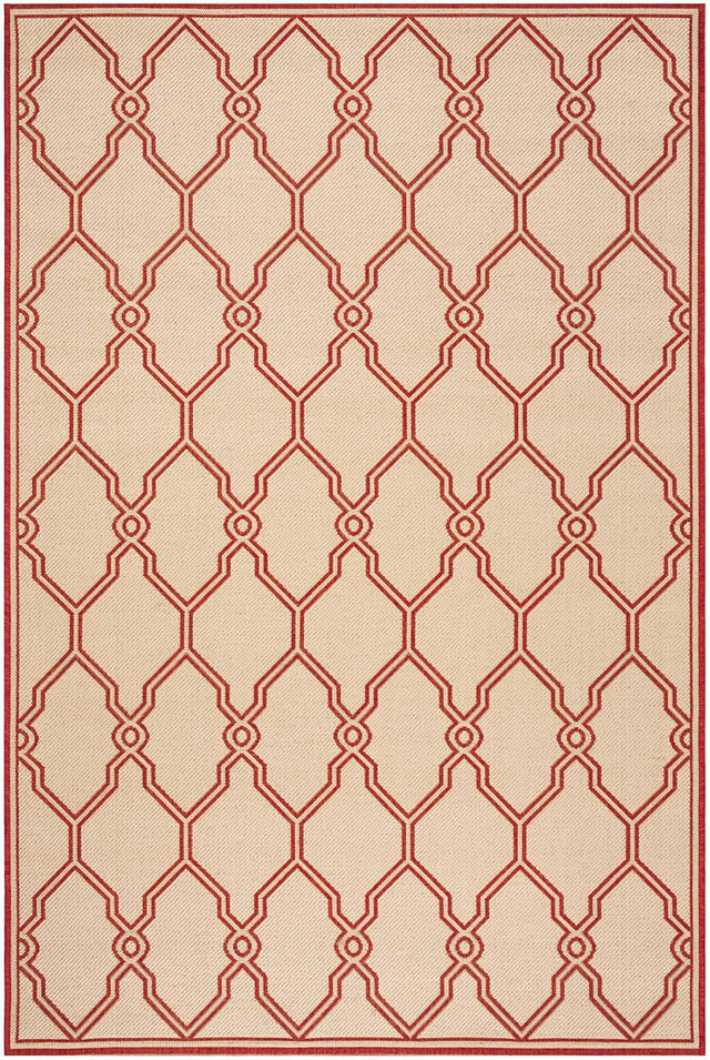 Safavieh Linden Lnd124Q Red / Creme Rugs - Safavieh - lnd124q - 4