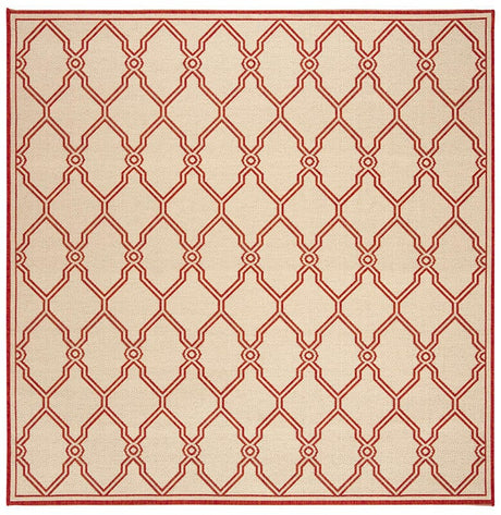 Safavieh Linden Lnd124Q Red / Creme Rugs - Safavieh - lnd124q - 6sq