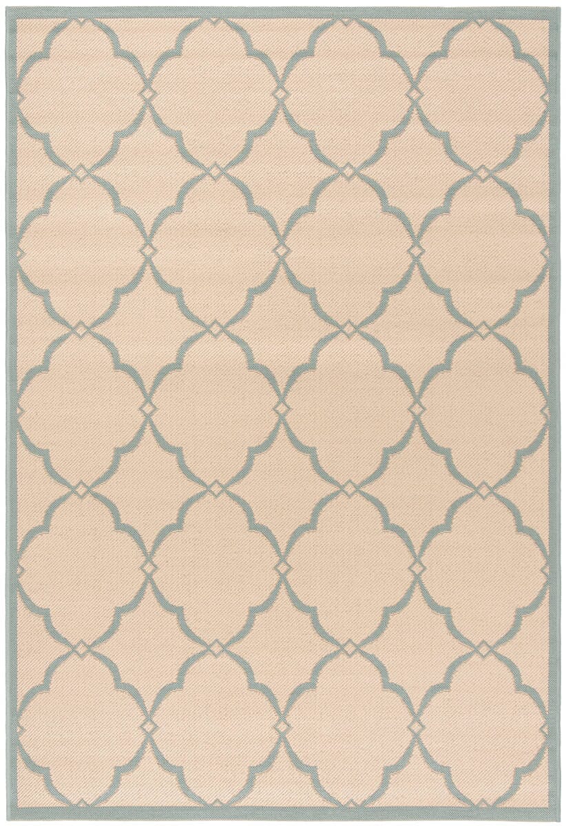 Safavieh Linden Lnd125L Cream / Aqua Rugs - Safavieh - lnd125l - 4