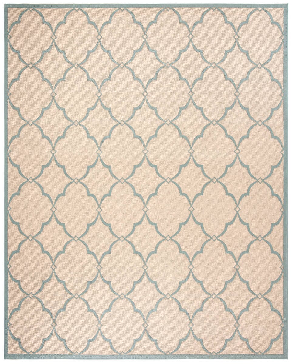 Safavieh Linden Lnd125L Cream / Aqua Rugs - Safavieh - lnd125l - 6r