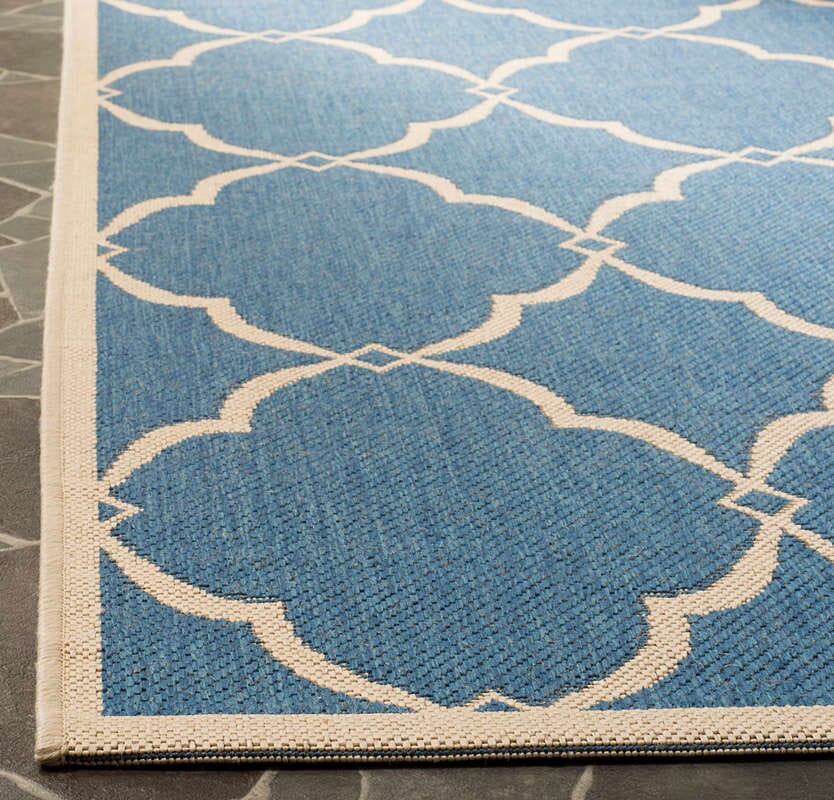 Safavieh Linden Lnd125M Blue / Creme Rugs - Safavieh - lnd125m - 4