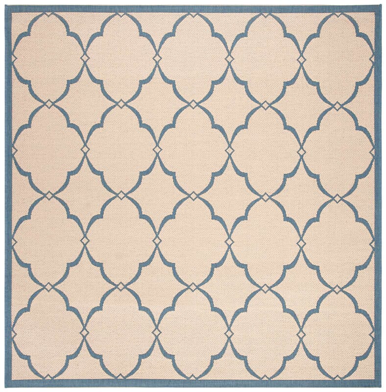 Safavieh Linden Lnd125N Cream / Blue Rugs - Safavieh - lnd125n - 6sq