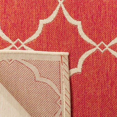 Safavieh Linden Lnd125Q Red / Creme Rugs - Safavieh - lnd125q - 4