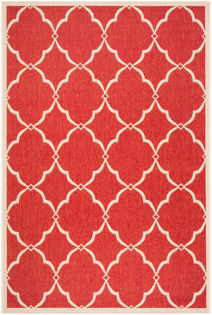 Safavieh Linden Lnd125Q Red / Creme Rugs - Safavieh - lnd125q - 4