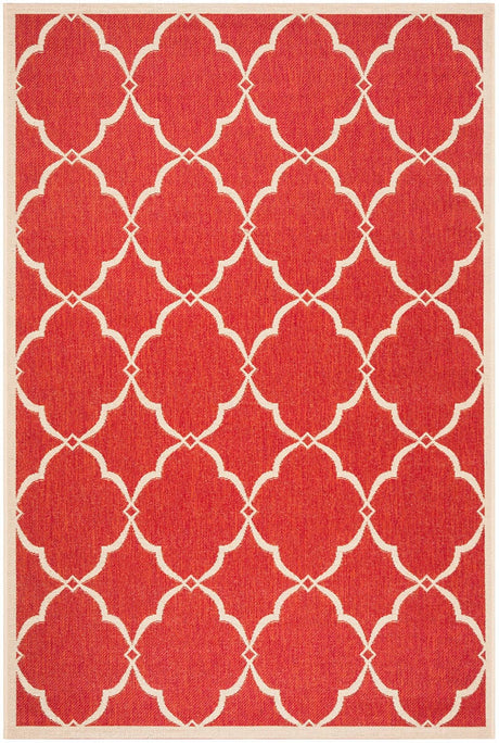 Safavieh Linden Lnd125Q Red / Creme Rugs - Safavieh - lnd125q - 4