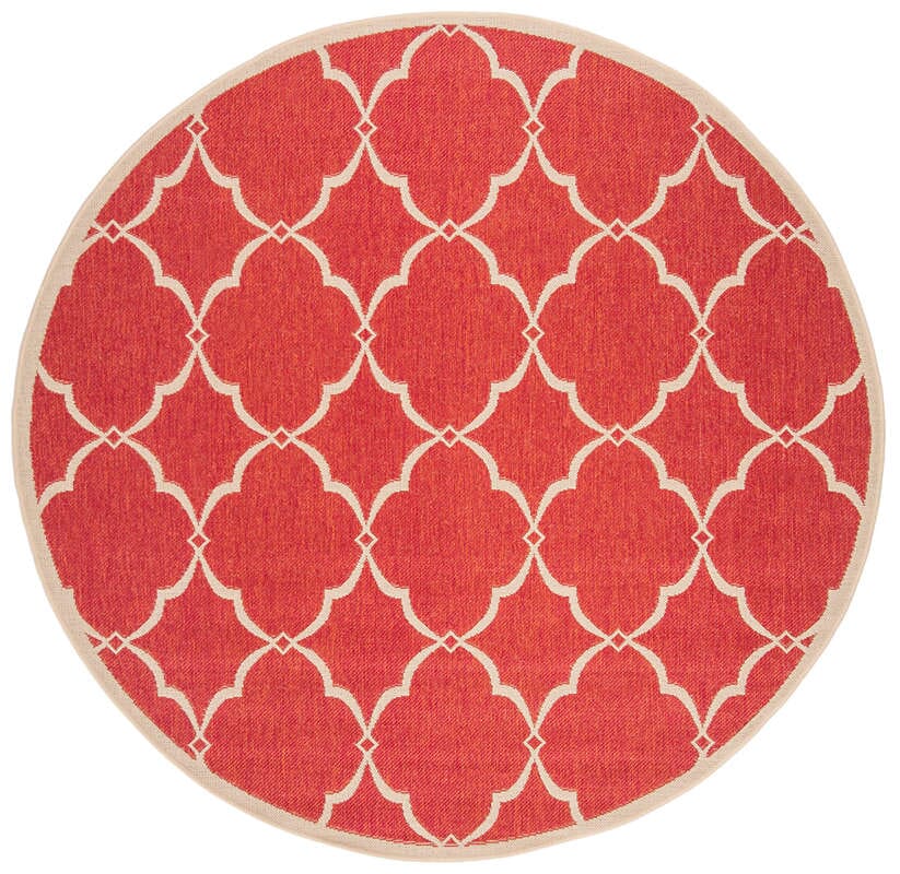 Safavieh Linden Lnd125Q Red / Creme Rugs - Safavieh - lnd125q - 6r