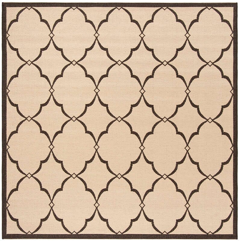 Safavieh Linden Lnd125U Creme / Brown Rugs - Safavieh - lnd125u - 6sq