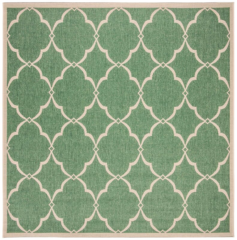 Safavieh Linden Lnd125Y Green / Creme Rugs - Safavieh - lnd125y - 6sq