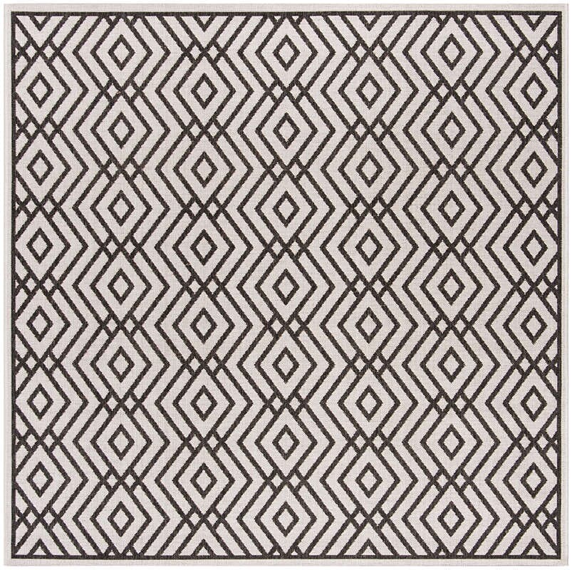 Safavieh Linden Lnd126A Light Grey / Charcoal Rugs - Safavieh - lnd126a - 6sq