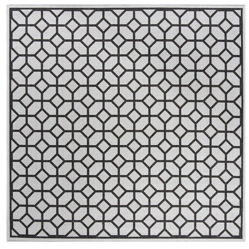 Safavieh Linden Lnd127A Light Grey / Charcoal Rugs - Safavieh - lnd127a - 6sq