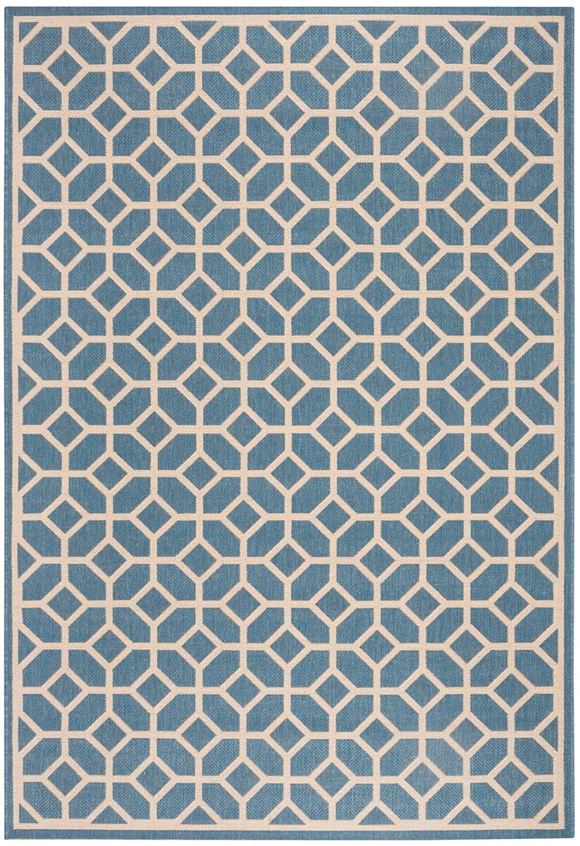 Safavieh Linden Lnd127M Blue / Creme Rugs - Safavieh - lnd127m - 4