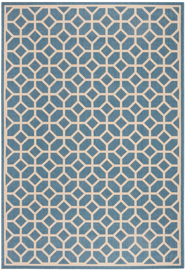 Safavieh Linden Lnd127M Blue / Creme Rugs - Safavieh - lnd127m - 4