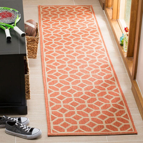 Safavieh Linden Lnd127P Rust / Creme Rugs - Safavieh - lnd127p - 6r