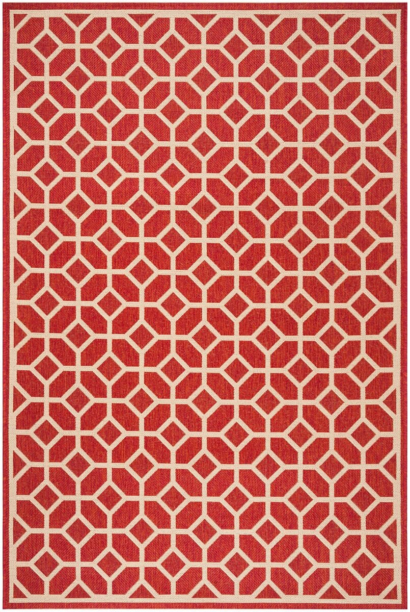 Safavieh Linden Lnd127Q Red / Creme Rugs - Safavieh - lnd127q - 4