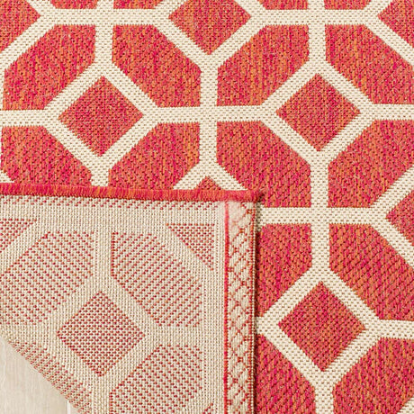 Safavieh Linden Lnd127Q Red / Creme Rugs - Safavieh - lnd127q - 4