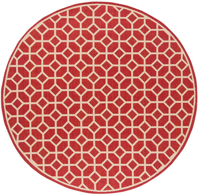 Safavieh Linden Lnd127Q Red / Creme Rugs - Safavieh - lnd127q - 6r