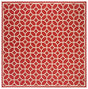 Safavieh Linden Lnd127Q Red / Creme Rugs - Safavieh - lnd127q - 6sq