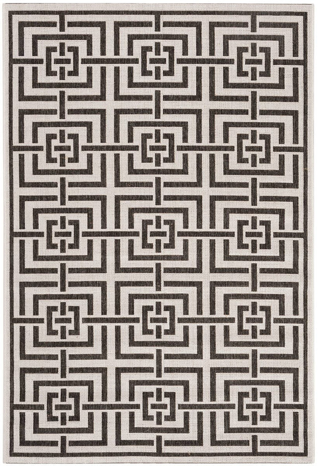 Safavieh Linden Lnd128A Light Grey / Charcoal Rugs - Safavieh - lnd128a - 4