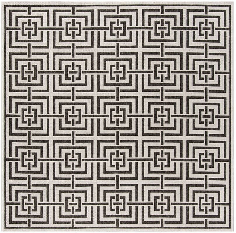 Safavieh Linden Lnd128A Light Grey / Charcoal Rugs - Safavieh - lnd128a - 6sq