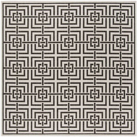 Safavieh Linden Lnd128A Light Grey / Charcoal Rugs - Safavieh - lnd128a - 6sq