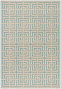 Safavieh Linden Lnd128K Aqua / Cream Rugs - Safavieh - lnd128k - 4