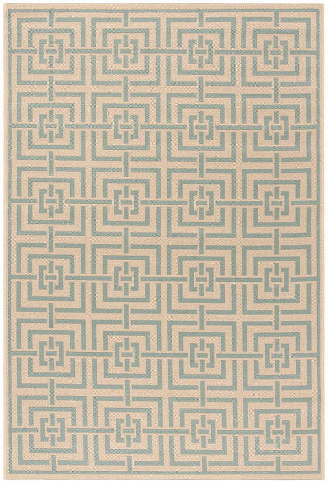 Safavieh Linden Lnd128L Cream / Aqua Rugs - Safavieh - lnd128l - 4