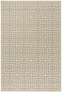 Safavieh Linden Lnd128L Cream / Aqua Rugs - Safavieh - lnd128l - 4