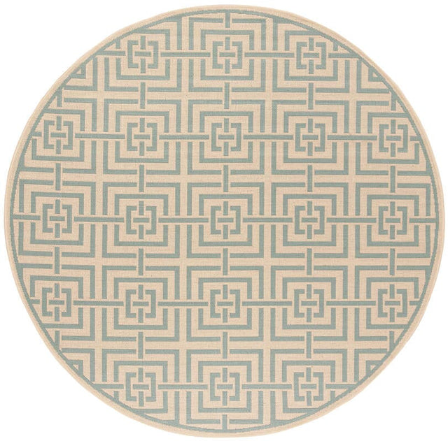 Safavieh Linden Lnd128L Cream / Aqua Rugs - Safavieh - lnd128l - 6r
