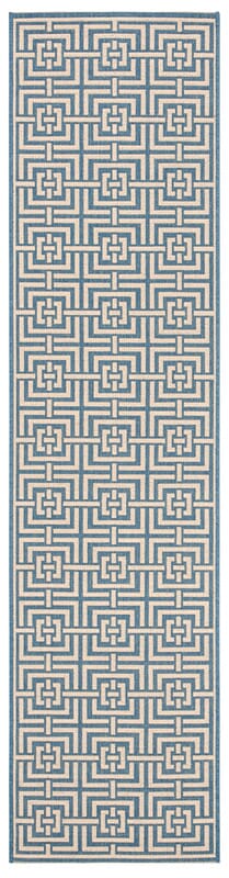 Safavieh Linden Lnd128M Blue / Creme Rugs - Safavieh - lnd128m - 28