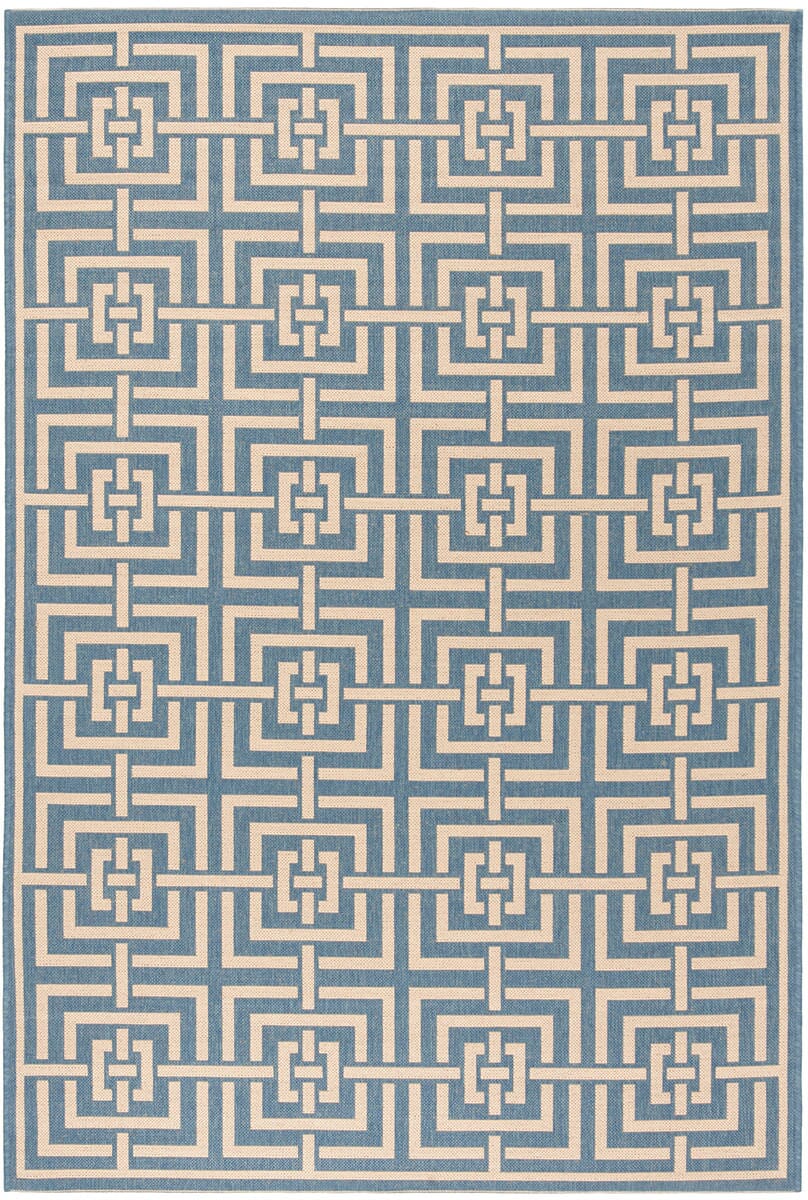 Safavieh Linden Lnd128M Blue / Creme Rugs - Safavieh - lnd128m - 4