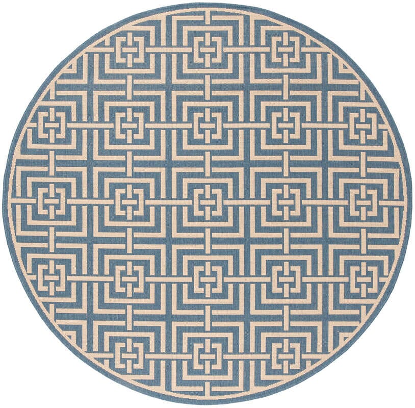 Safavieh Linden Lnd128M Blue / Creme Rugs - Safavieh - lnd128m - 6r