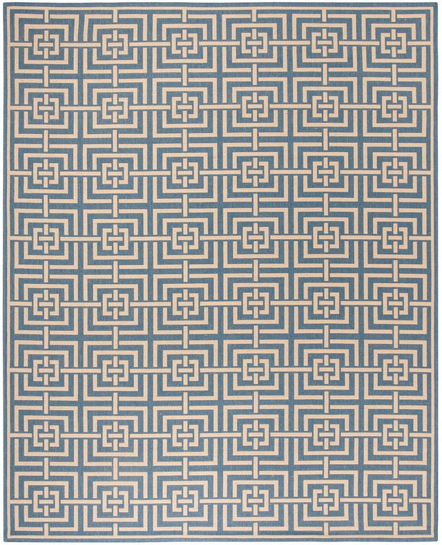 Safavieh Linden Lnd128M Blue / Creme Rugs - Safavieh - lnd128m - 6r