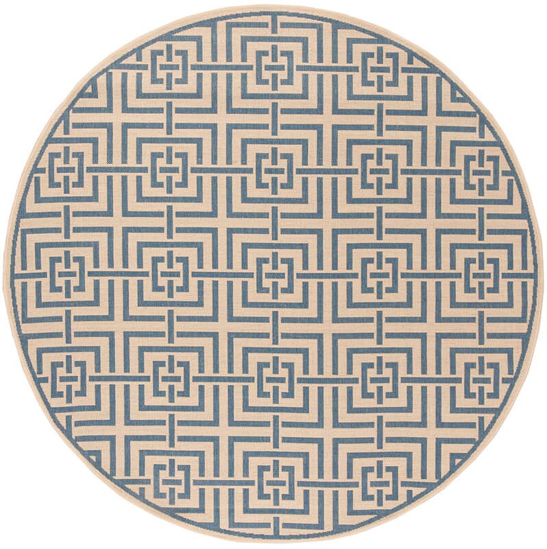 Safavieh Linden Lnd128N Cream / Blue Rugs - Safavieh - lnd128n - 6r