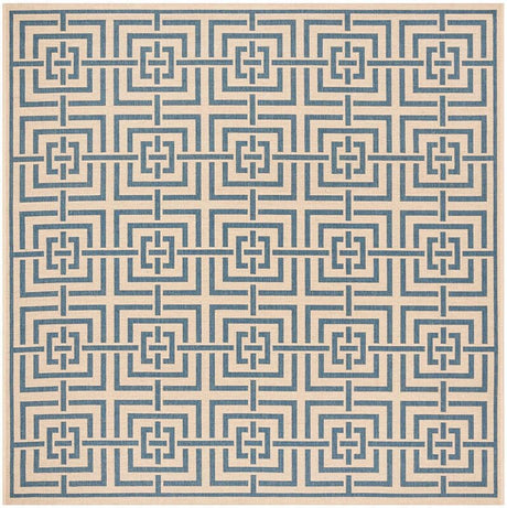 Safavieh Linden Lnd128N Cream / Blue Rugs - Safavieh - lnd128n - 6sq