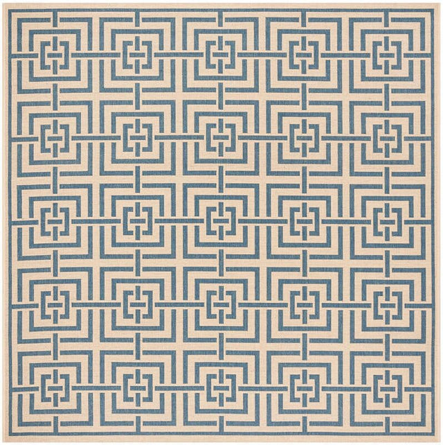Safavieh Linden Lnd128N Cream / Blue Rugs - Safavieh - lnd128n - 6sq