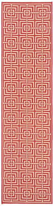 Safavieh Linden Lnd128Q Red / Creme Rugs - Safavieh - lnd128q - 28