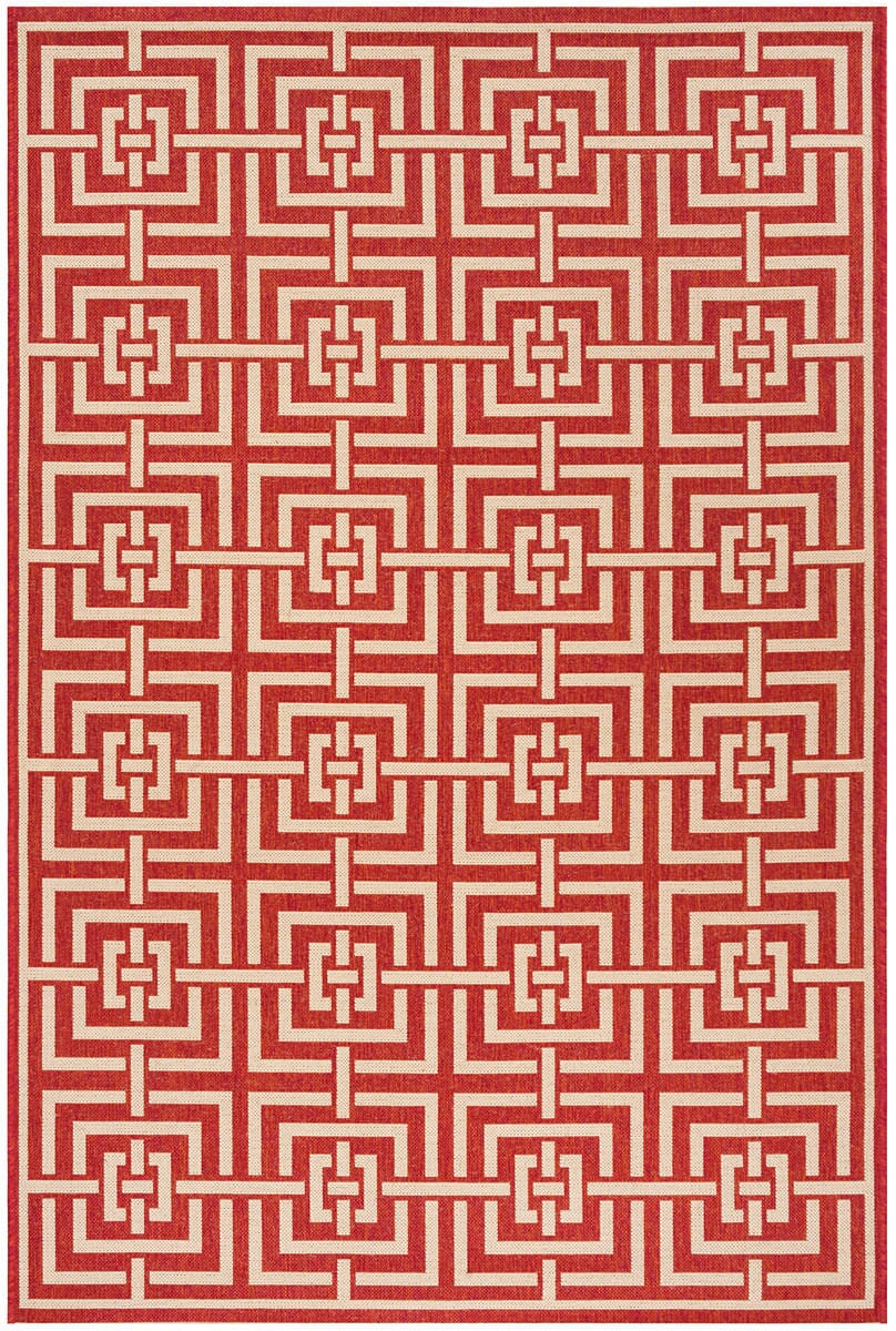 Safavieh Linden Lnd128Q Red / Creme Rugs - Safavieh - lnd128q - 4