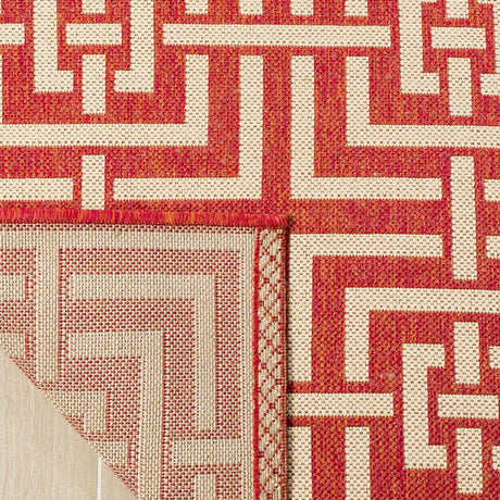 Safavieh Linden Lnd128Q Red / Creme Rugs - Safavieh - lnd128q - 4